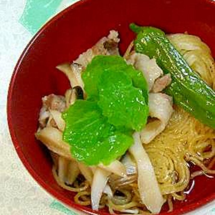 ちょっとボリュームをだして、揚げそうめん